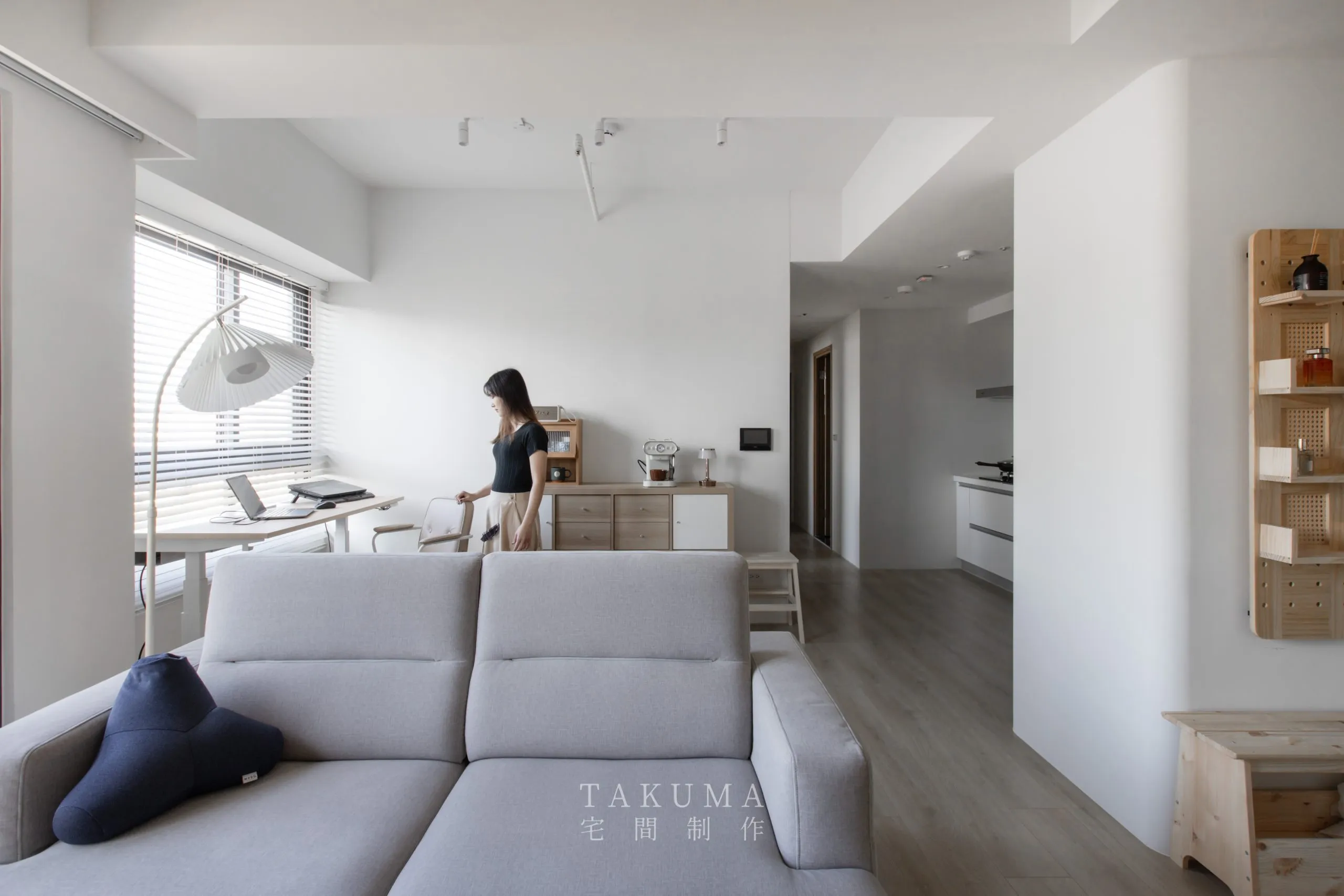Bright living room in a small home